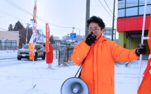 ３月１７日 選挙スタート！【北上市議選】 白鳥けんし