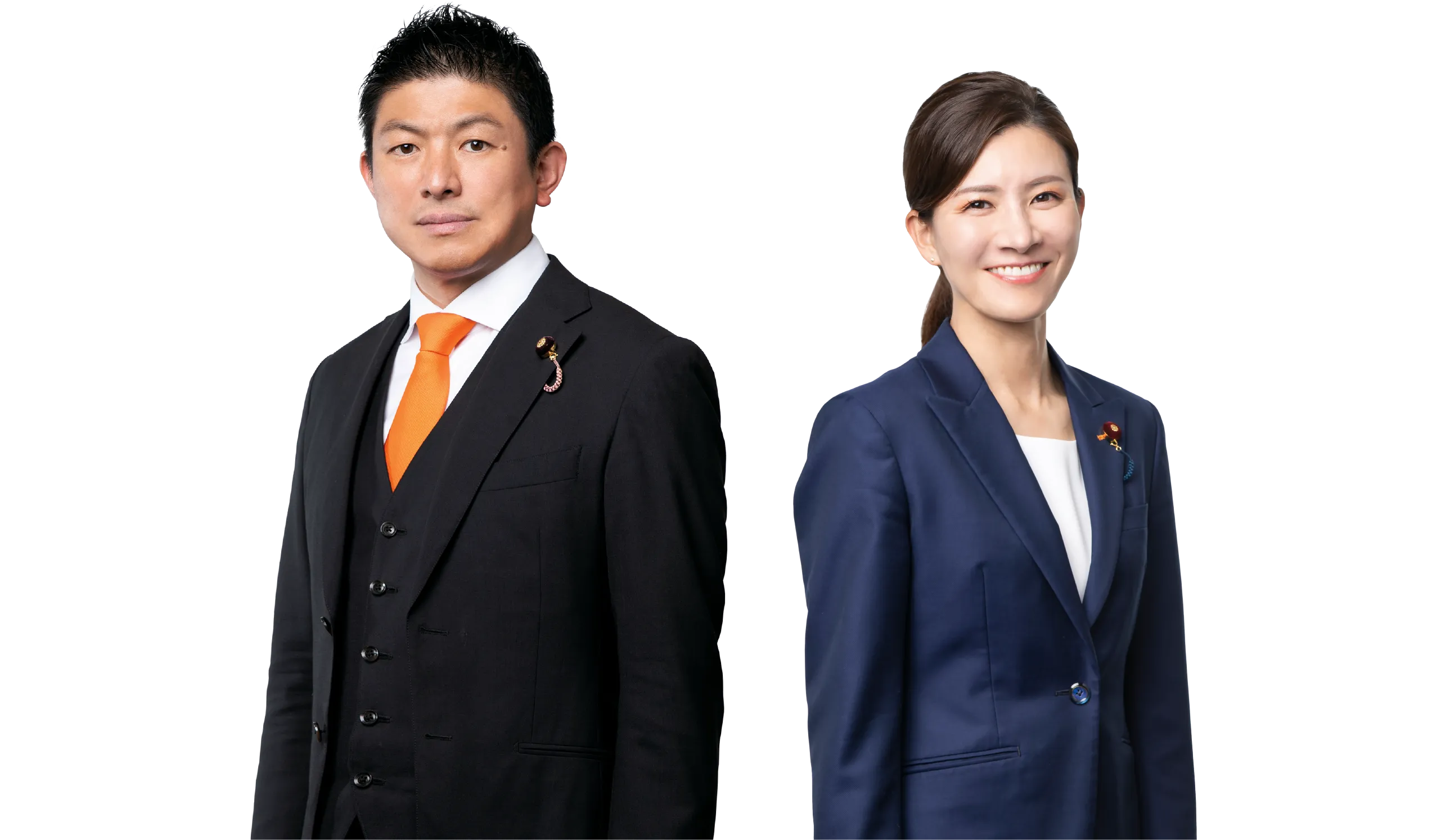 参政党代表 神谷宗幣 / 参政党副代表 吉川りな