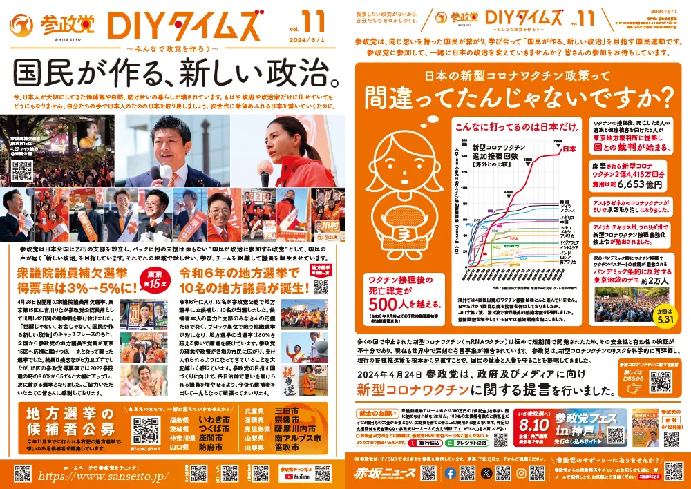 DIYタイムズ11の表紙